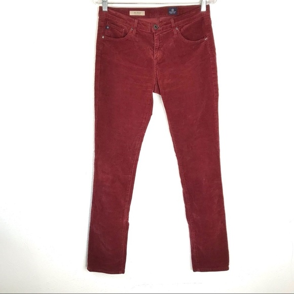 AG Adriano Goldschmied The Stevie Slim Straight Cords Corduroy Pant 28R - Picture 1 of 15